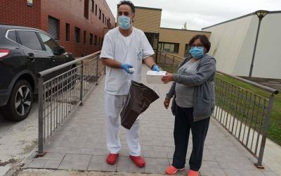 Agradecimientos de la Residencia Virgen del Carmen a la Asociación Tesla Viva de Nofuentes